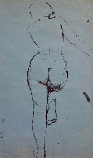 Life drawing by Janie Alston, c. 1952/3