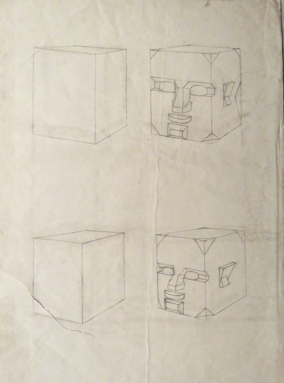 First year drawing by Gavin Alston, GSA, 1947