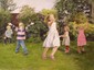 In the Garden - The children of the former Misses Mackenzie-Smith, 2008, oil on linen, 36" x 48" In the Garden